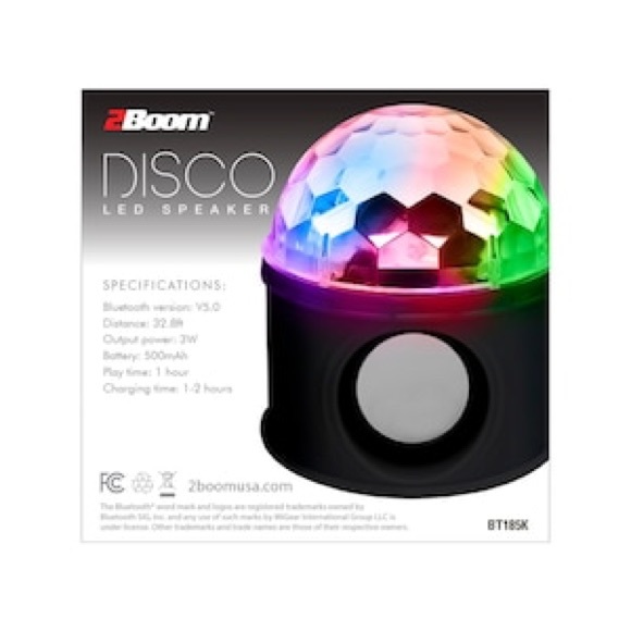 Disco LED Color Changing Speaker Wireless Streaming  From Any Bluetooth Device - Picture 9 of 9